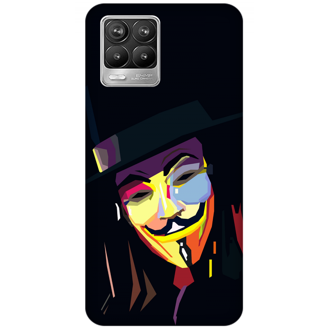 The Guy Fawkes Mask Case Realme 8