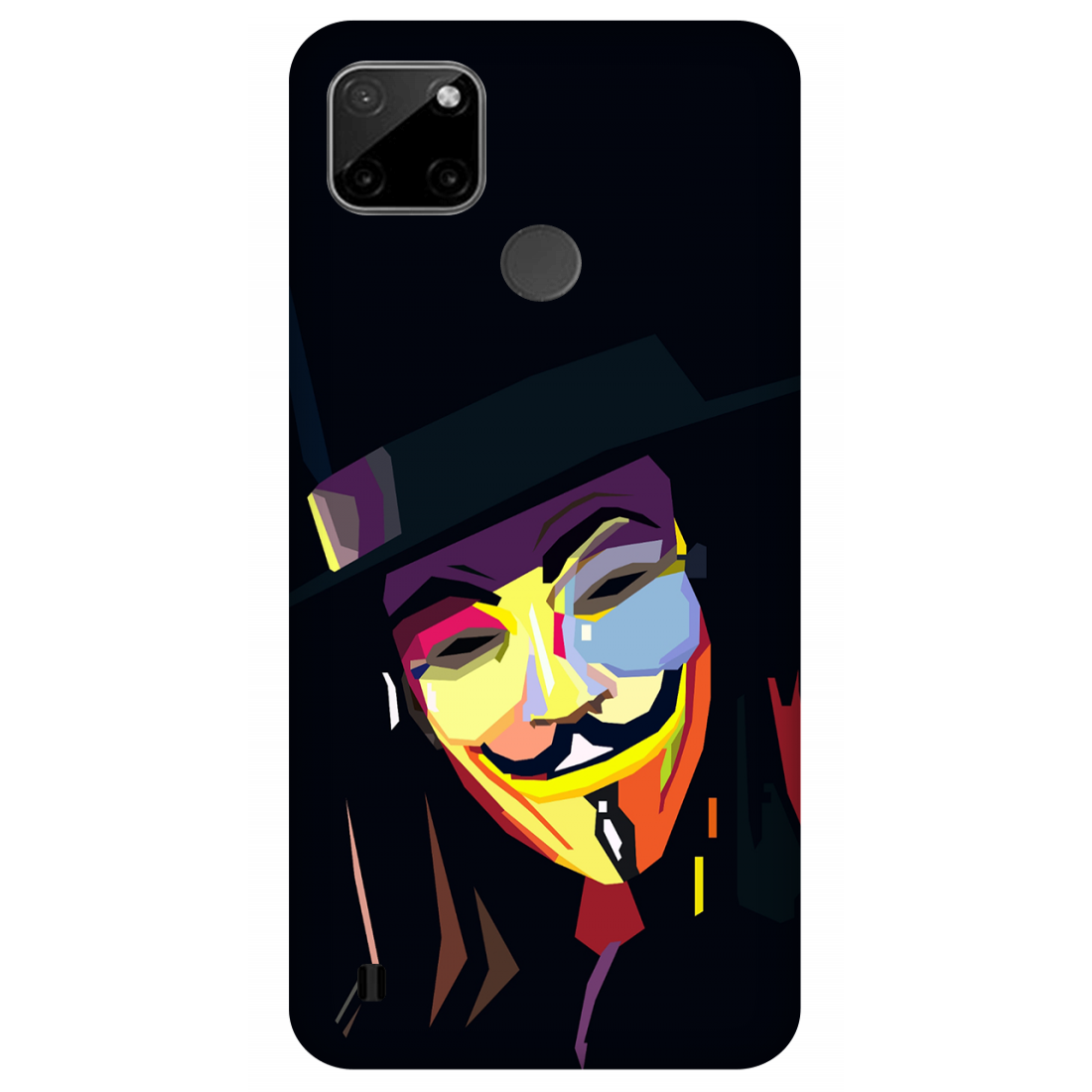 The Guy Fawkes Mask Case Realme C21Y