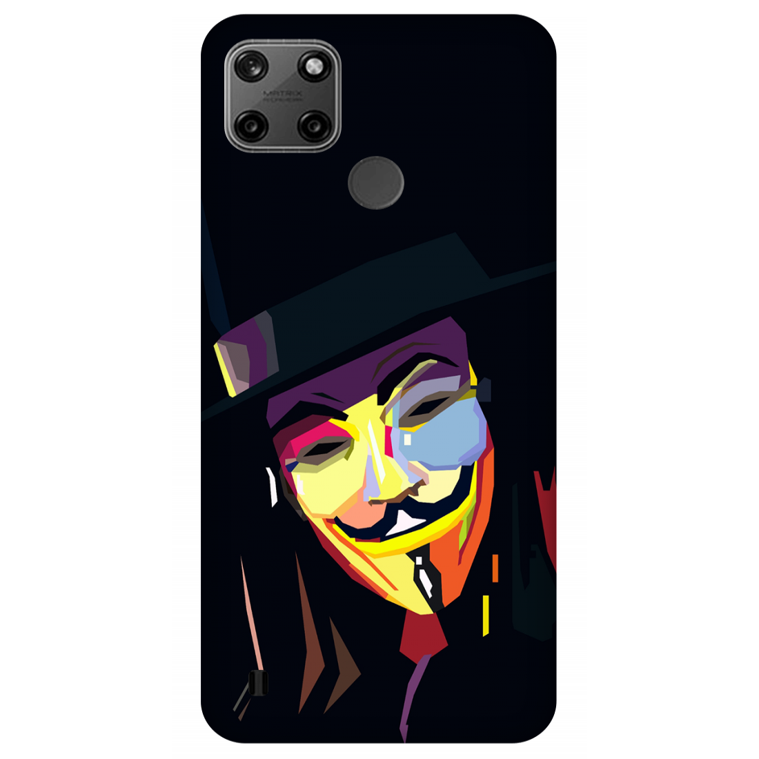 The Guy Fawkes Mask Case Realme C25Y