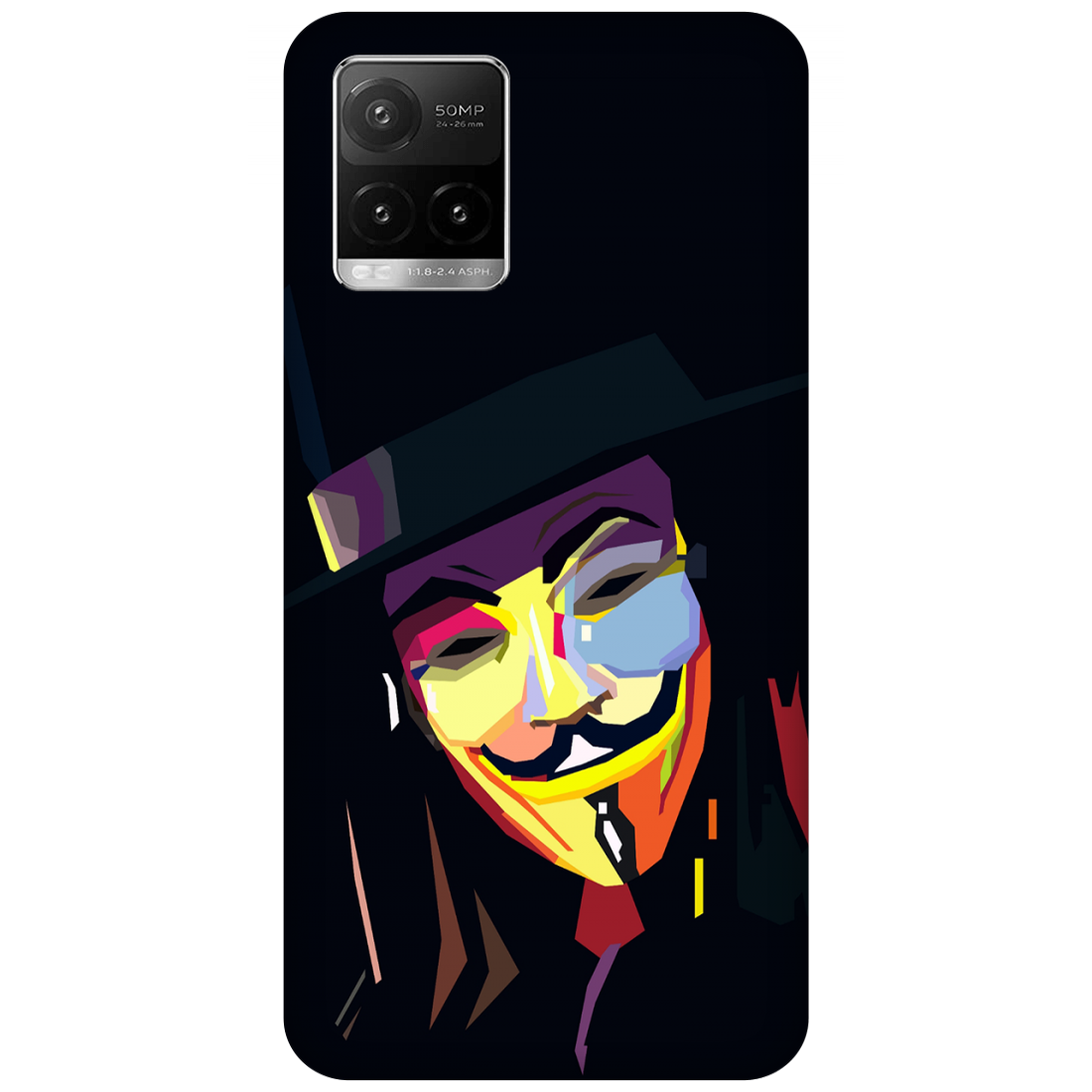 The Guy Fawkes Mask Case Vivo Y33s