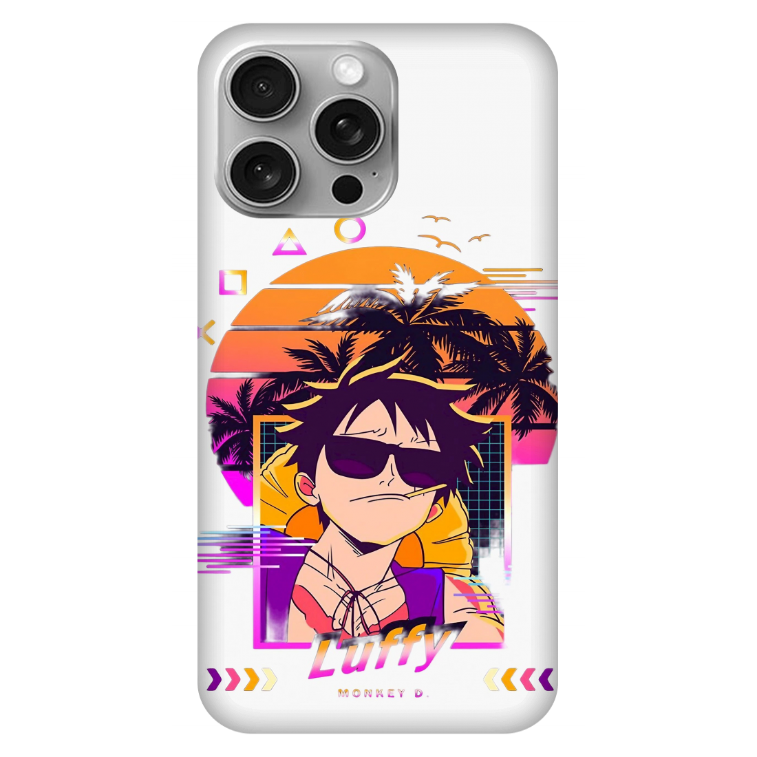 Tropical Sunset Luffy Anime  Case