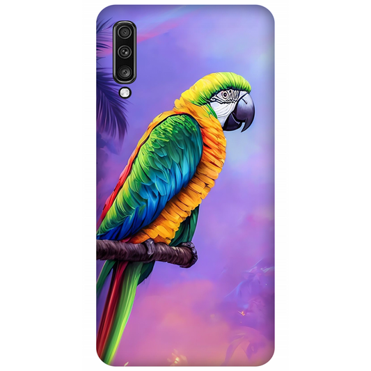 Vibrant Parrot in an Ethereal Atmosphere Case Samsung Galaxy A70