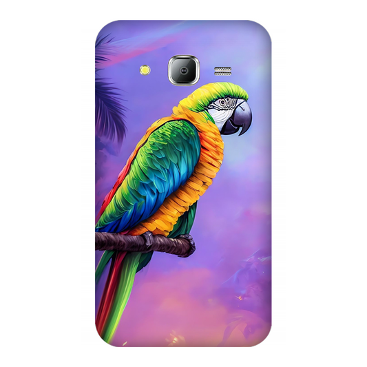 Vibrant Parrot in an Ethereal Atmosphere Case Samsung Galaxy J7(2015)