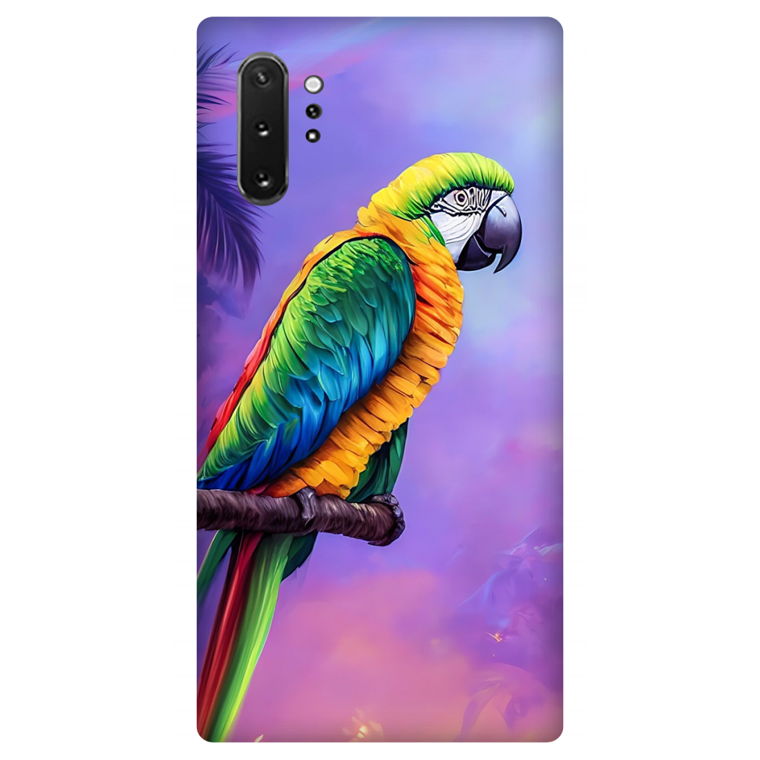 Vibrant Parrot in an Ethereal Atmosphere Case Samsung Galaxy Note 10 Plus
