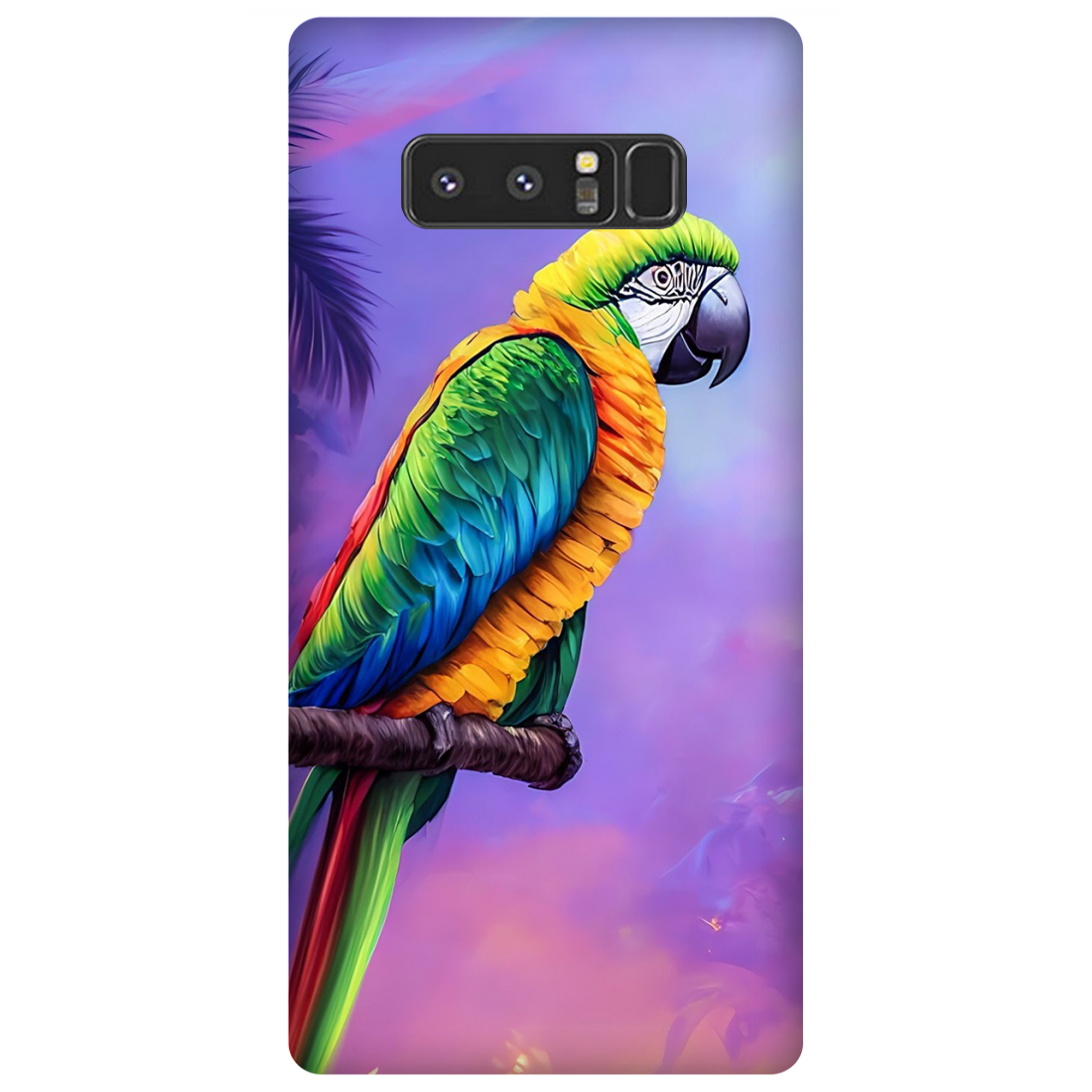 Vibrant Parrot in an Ethereal Atmosphere Case Samsung Galaxy Note 8