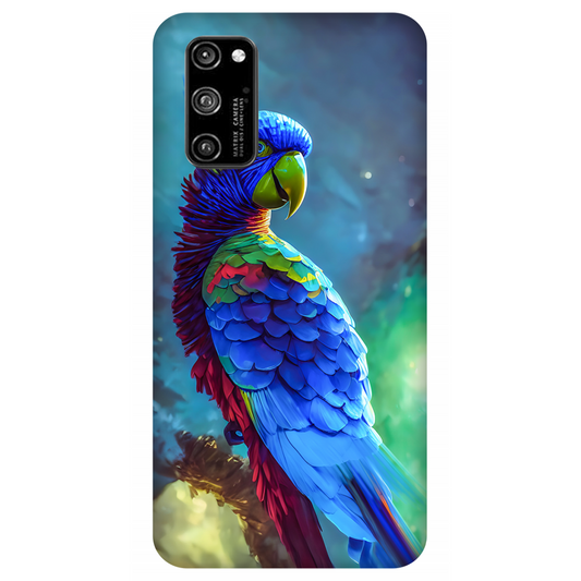 Vibrant Parrot in Dreamy Atmosphere Case Honor V30 Pro 5G
