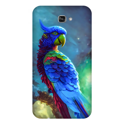 Vibrant Parrot in Dreamy Atmosphere Case Samsung Galaxy J7 Prime