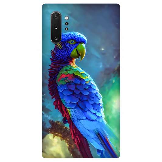 Vibrant Parrot in Dreamy Atmosphere Case Samsung Galaxy Note 10 Plus