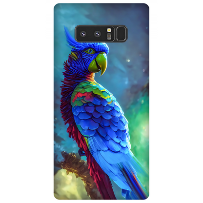 Vibrant Parrot in Dreamy Atmosphere Case Samsung Galaxy Note 8