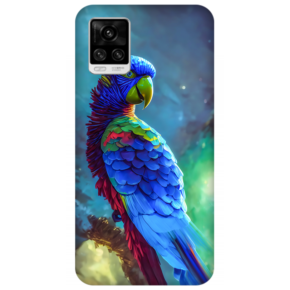Vibrant Parrot in Dreamy Atmosphere Case Vivo V20 Pro 5G