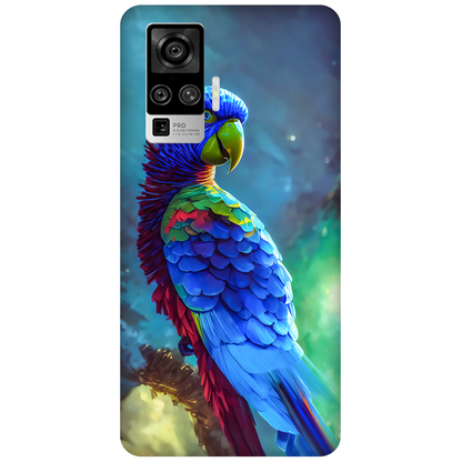 Vibrant Parrot in Dreamy Atmosphere Case Vivo X50 Pro (2020)