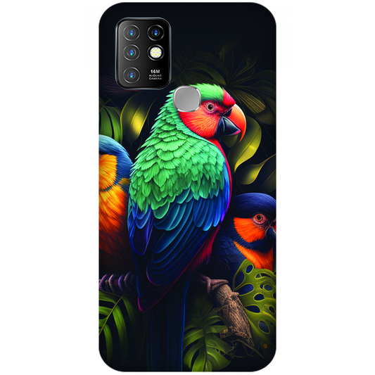 Vibrant Tropical Birds Case Infinix Hot 10