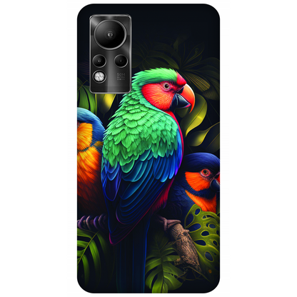 Vibrant Tropical Birds Case Infinix Note 11