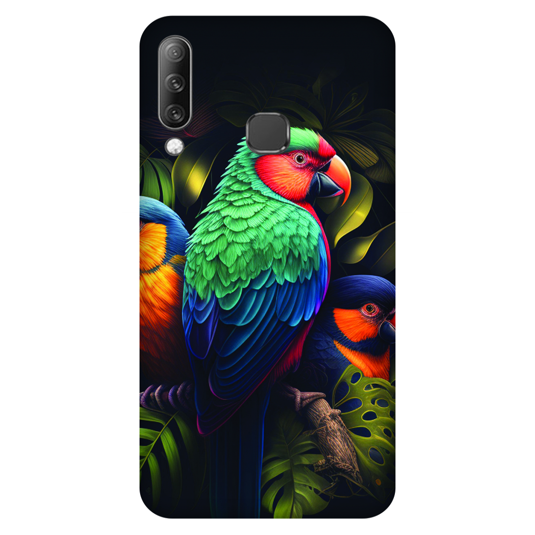 Vibrant Tropical Birds Case Infinix S4