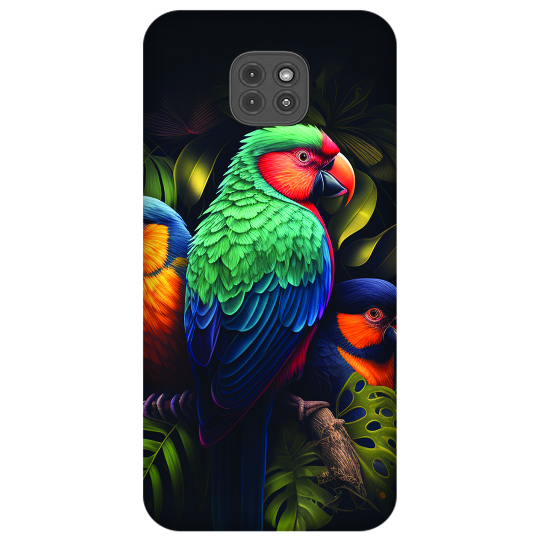 Vibrant Tropical Birds Case Motorola G9