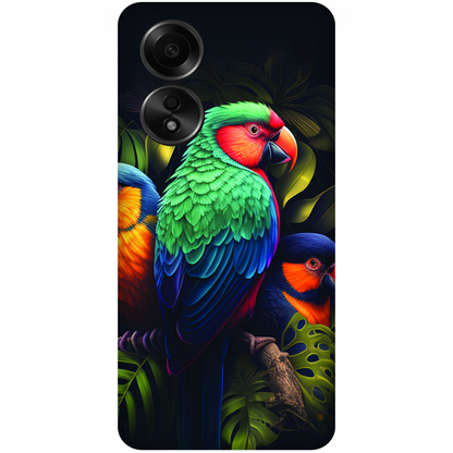 Vibrant Tropical Birds Case Oppo A58 4G