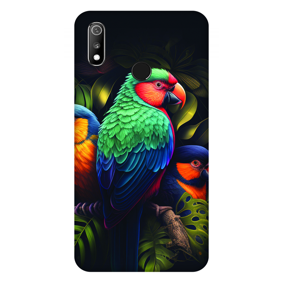 Vibrant Tropical Birds Case Realme 3