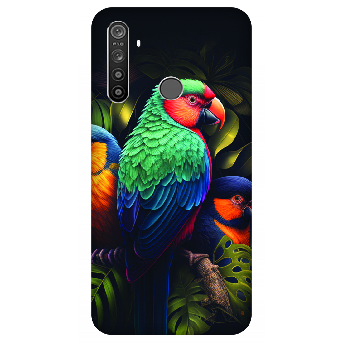 Vibrant Tropical Birds Case Realme 5