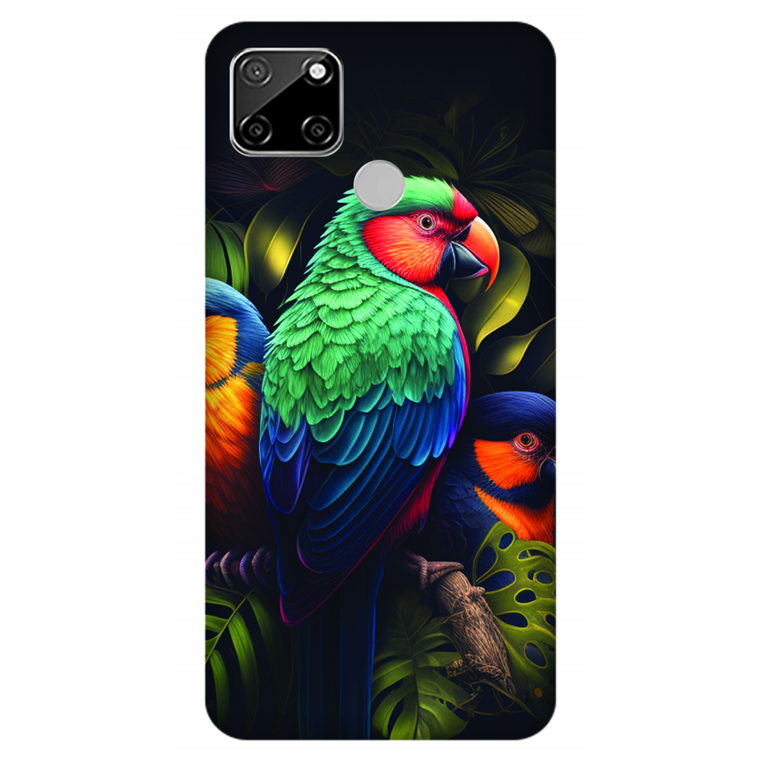 Vibrant Tropical Birds Case Realme C12