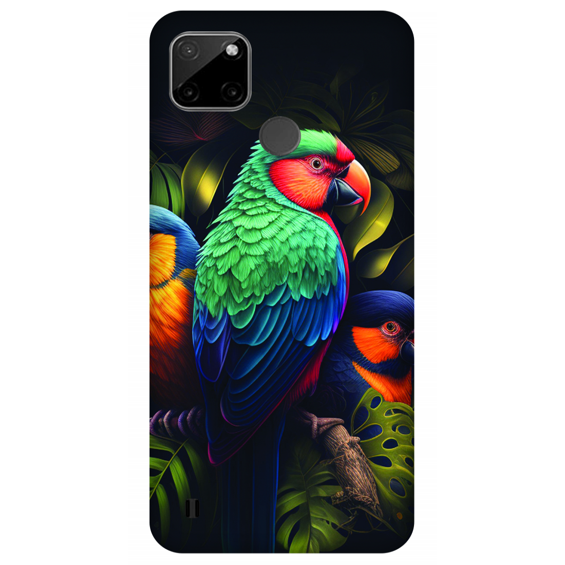 Vibrant Tropical Birds Case Realme C21Y