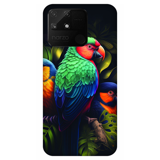 Vibrant Tropical Birds Case Realme Narzo 50A