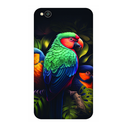 Vibrant Tropical Birds Case Redmi Go