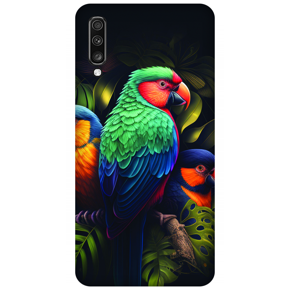 Vibrant Tropical Birds Case Samsung Galaxy A70