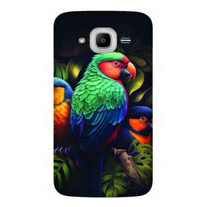 Vibrant Tropical Birds Case Samsung Galaxy J2Pro (2016)