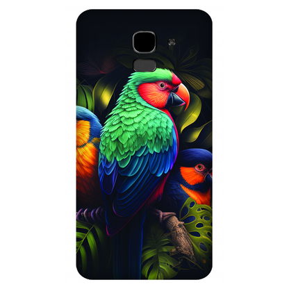 Vibrant Tropical Birds Case Samsung Galaxy J6