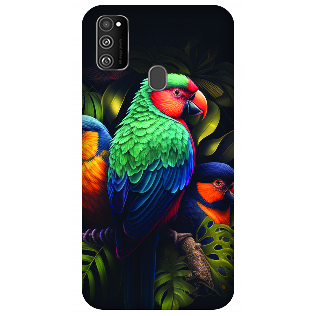 Vibrant Tropical Birds Case Samsung Galaxy M30s