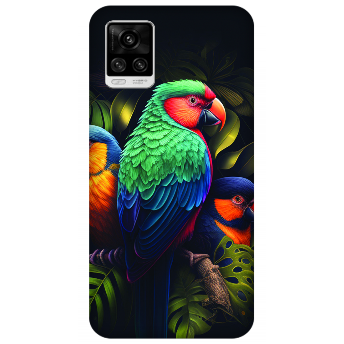 Vibrant Tropical Birds Case Vivo V20 Pro 5G