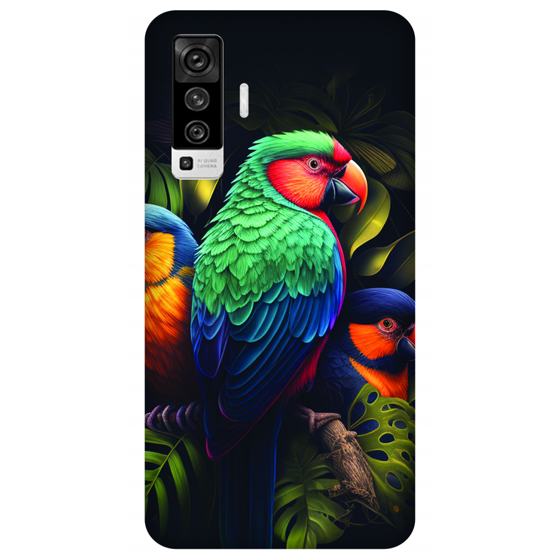 Vibrant Tropical Birds Case Vivo X50 (2020)