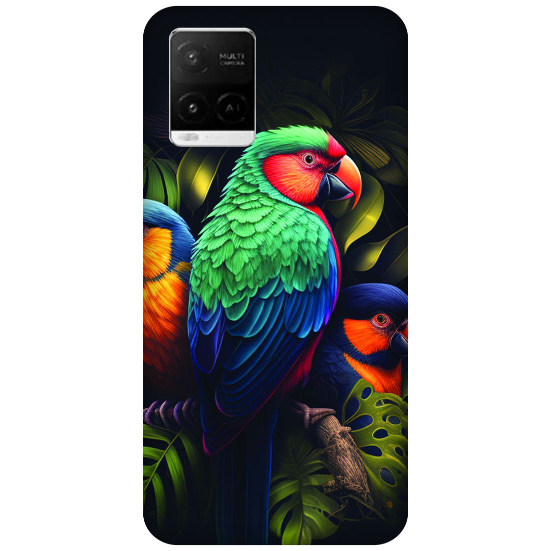 Vibrant Tropical Birds Case Vivo Y21