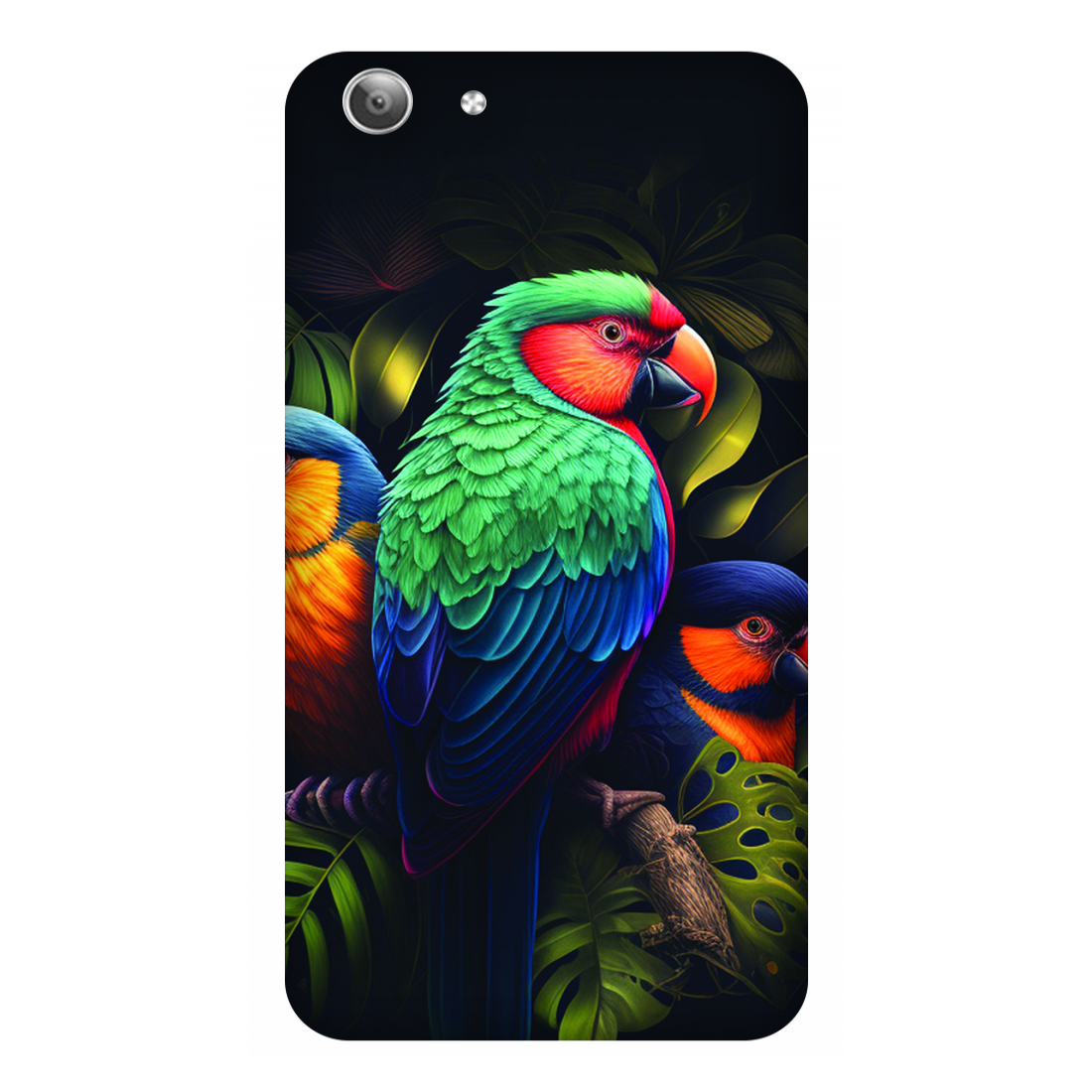 Vibrant Tropical Birds Case Vivo Y53