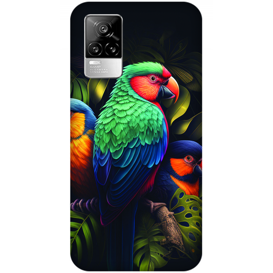 Vibrant Tropical Birds Case vivo Y73