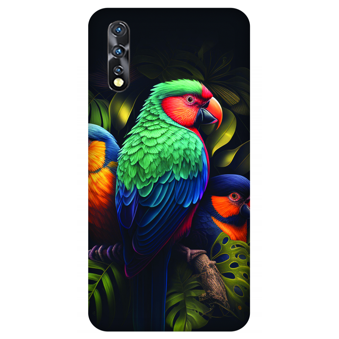 Vibrant Tropical Birds Case Vivo Z5