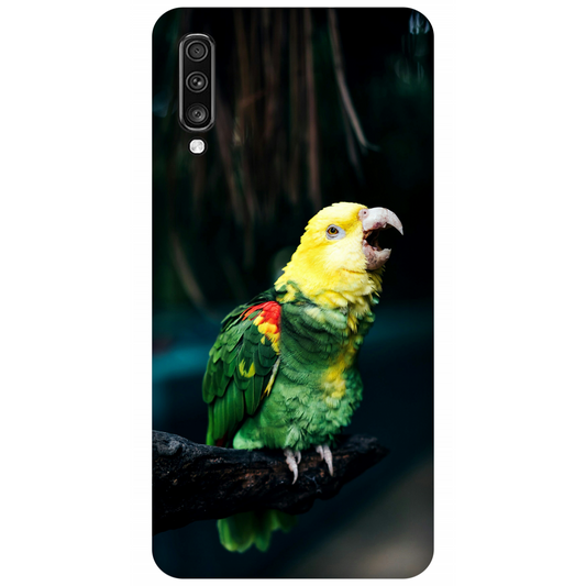Vocalizing Vibrance: A Parrot Portrait Case Samsung Galaxy A70