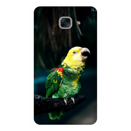 Vocalizing Vibrance: A Parrot Portrait Case Samsung Galaxy J7 Max