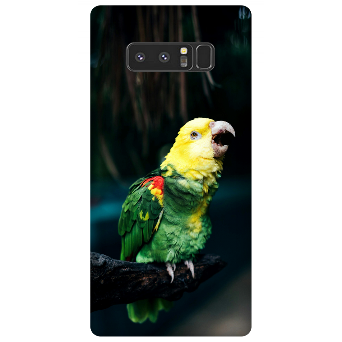 Vocalizing Vibrance: A Parrot Portrait Case Samsung Galaxy Note 8