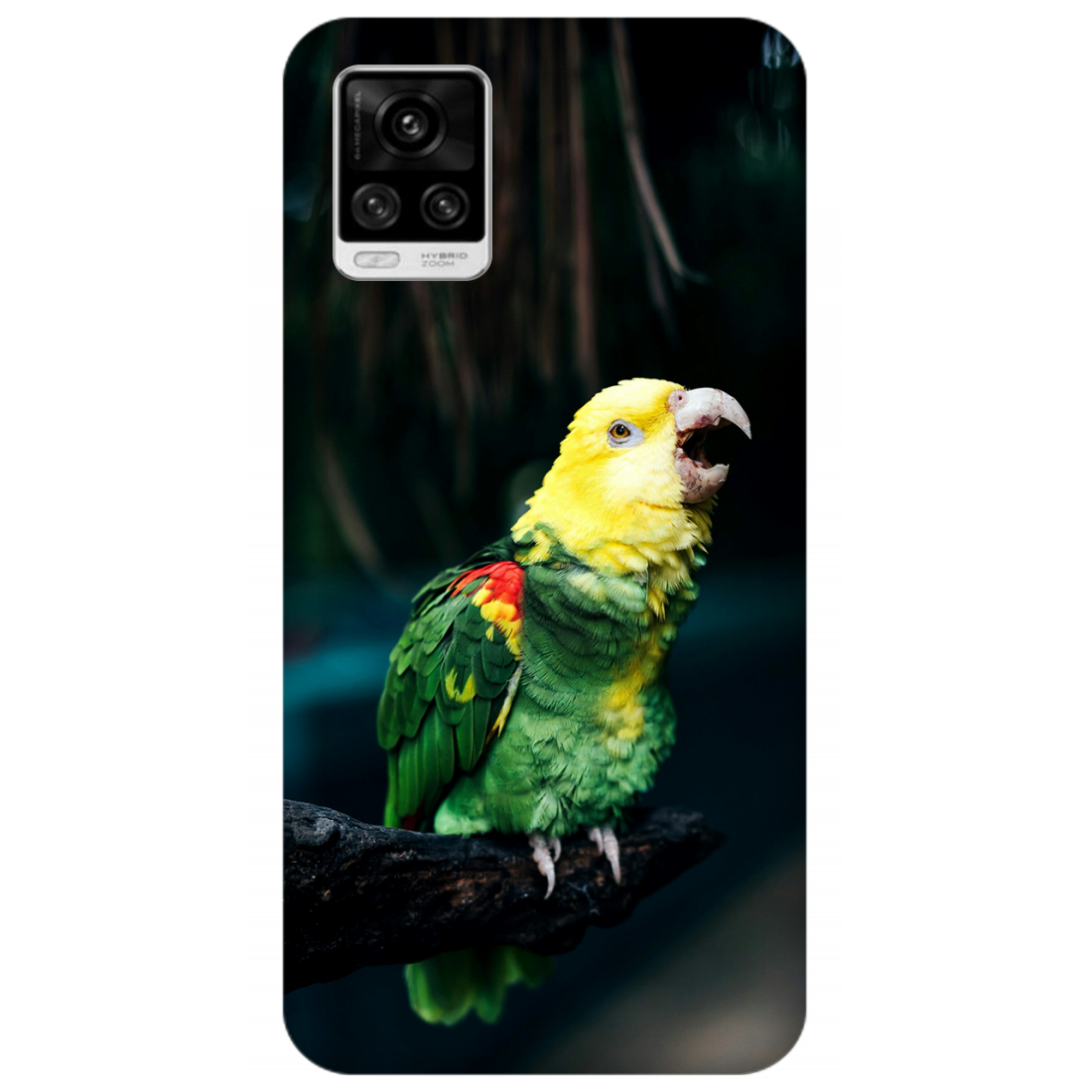 Vocalizing Vibrance: A Parrot Portrait Case Vivo V20 Pro 5G