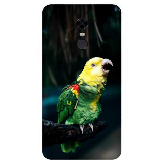 Vocalizing Vibrance: A Parrot Portrait Case Xiaomi Redmi Note 5