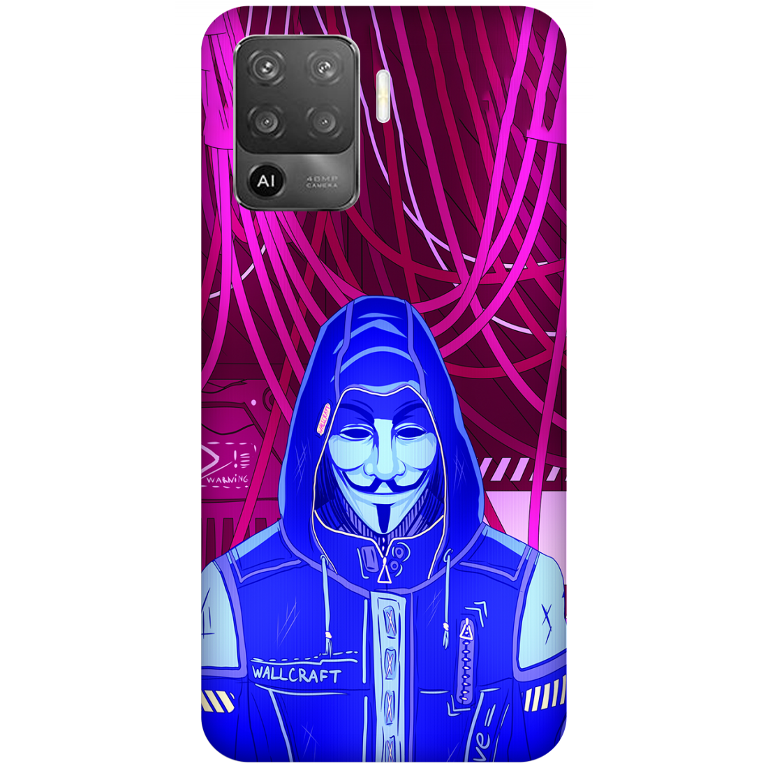 Wrap Craft Anonymous Case Oppo F19 Pro