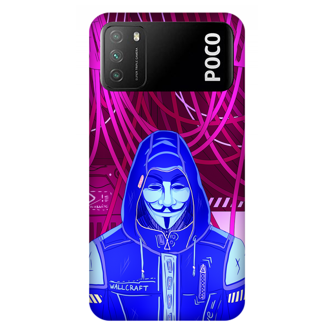 Wrap Craft Anonymous Case Xiaomi Poco M3