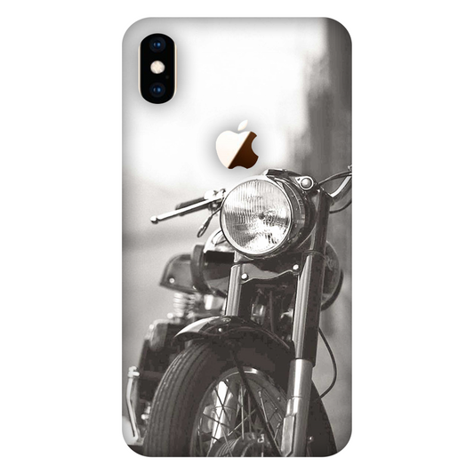 Black & White Bullet Case Apple iPhone XS Max (Logo Cut)