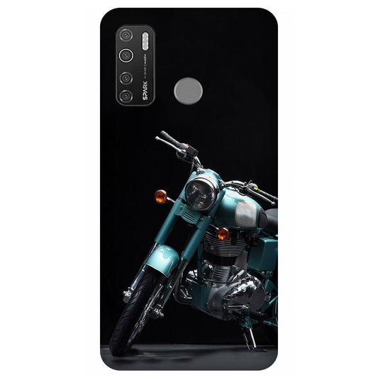 Blue Color Bullet Case Tecno Spark 5