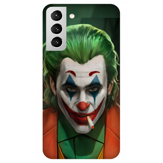 BlurredFace_GreenHair_Character Case Samsung Galaxy S21 5G