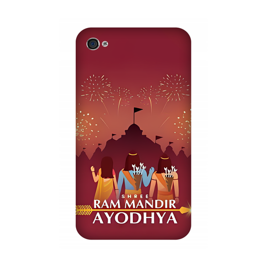 Celebration at Shree Ram Mandir, Ayodhya Case Apple iPhone 4