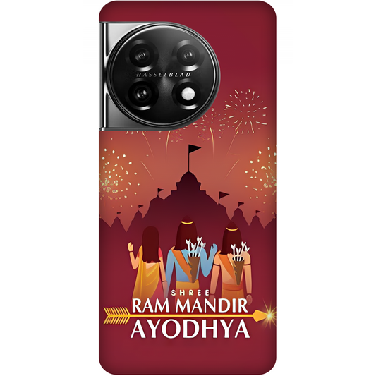 Celebration at Shree Ram Mandir, Ayodhya Case OnePlus 11 5G