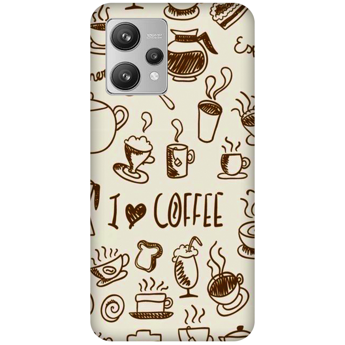 Coffee Doodle Art Case Realme 9