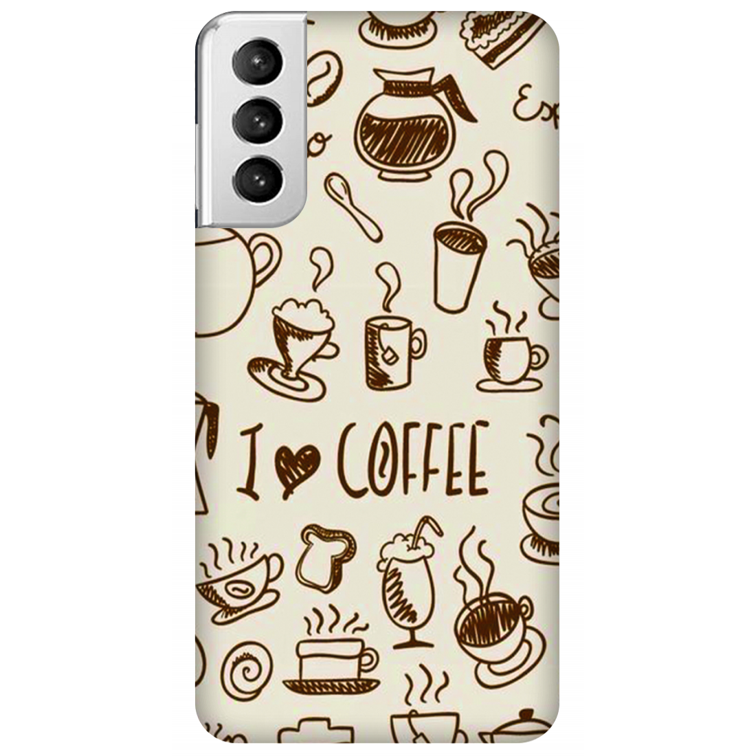 Coffee Doodle Art Case Samsung Galaxy S21 Plus 5G